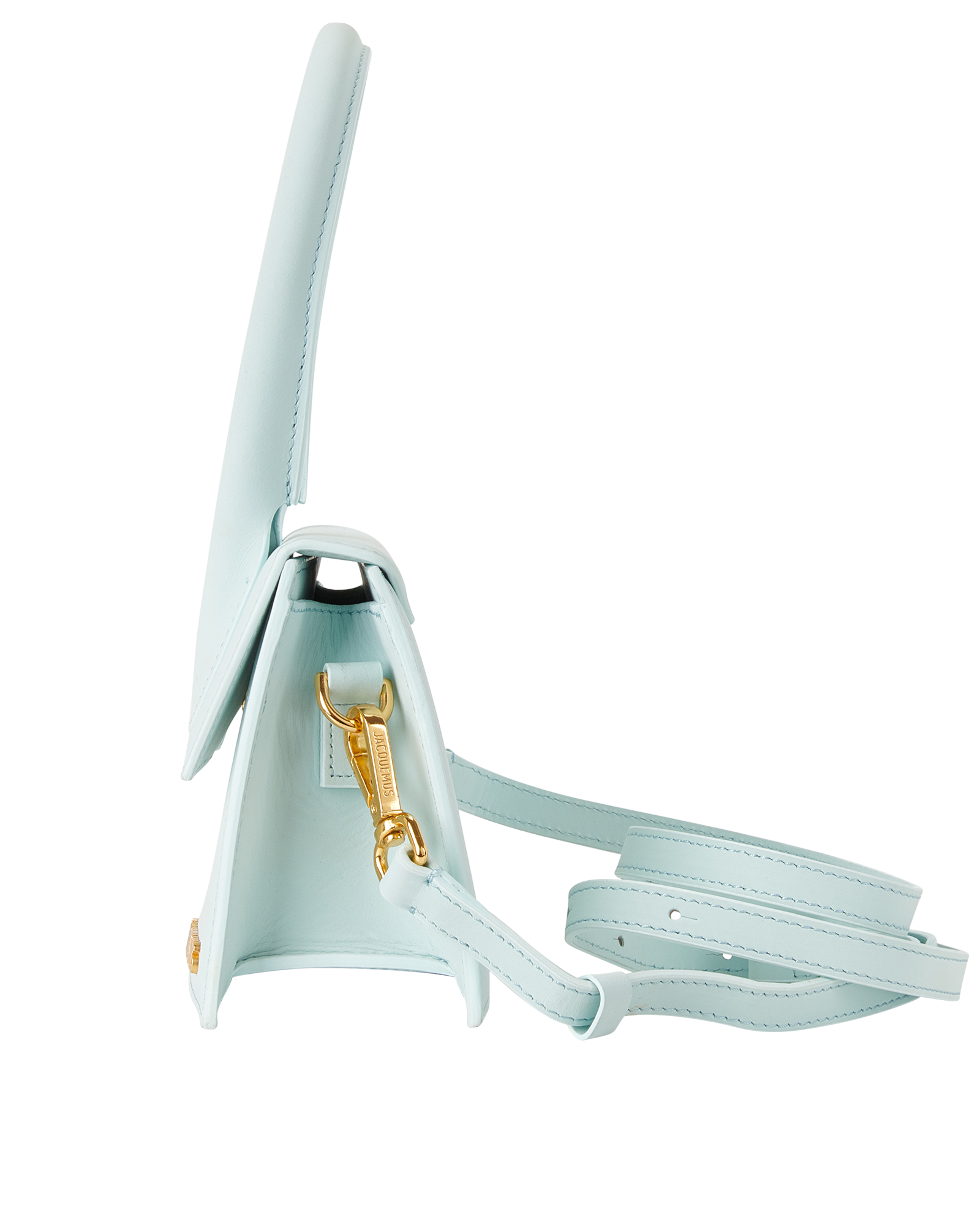 Le Chiquito Moyen, &pound;220, Handbags, Light Blue, Leather, Bottom view